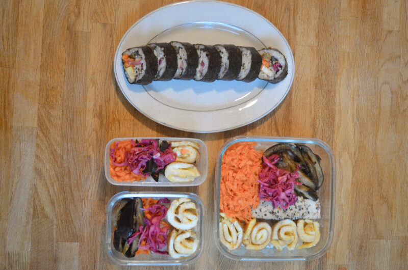 Gimbap de fin d'été au tofu