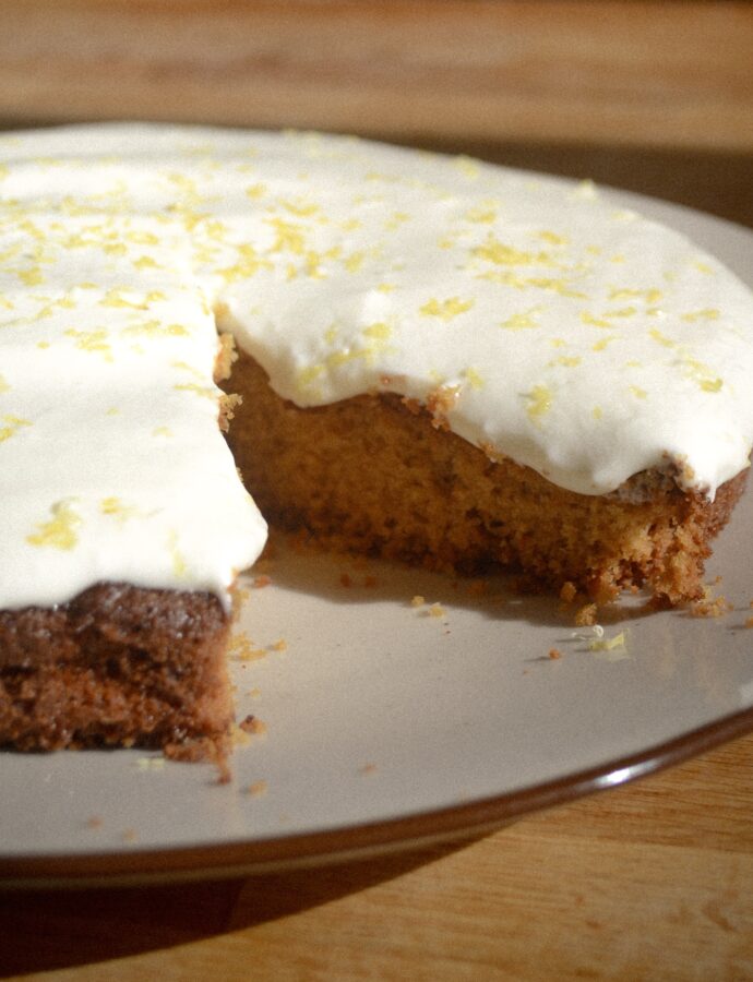 Gâteau citron verveine sans gluten