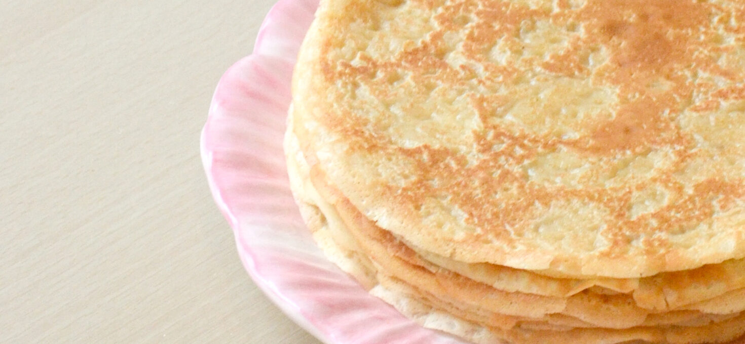 Crêpes moelleuses sans gluten et sans lactose