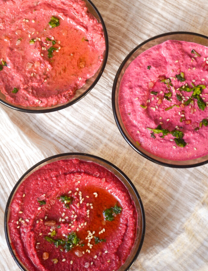 Tartinables de betterave ultra simples