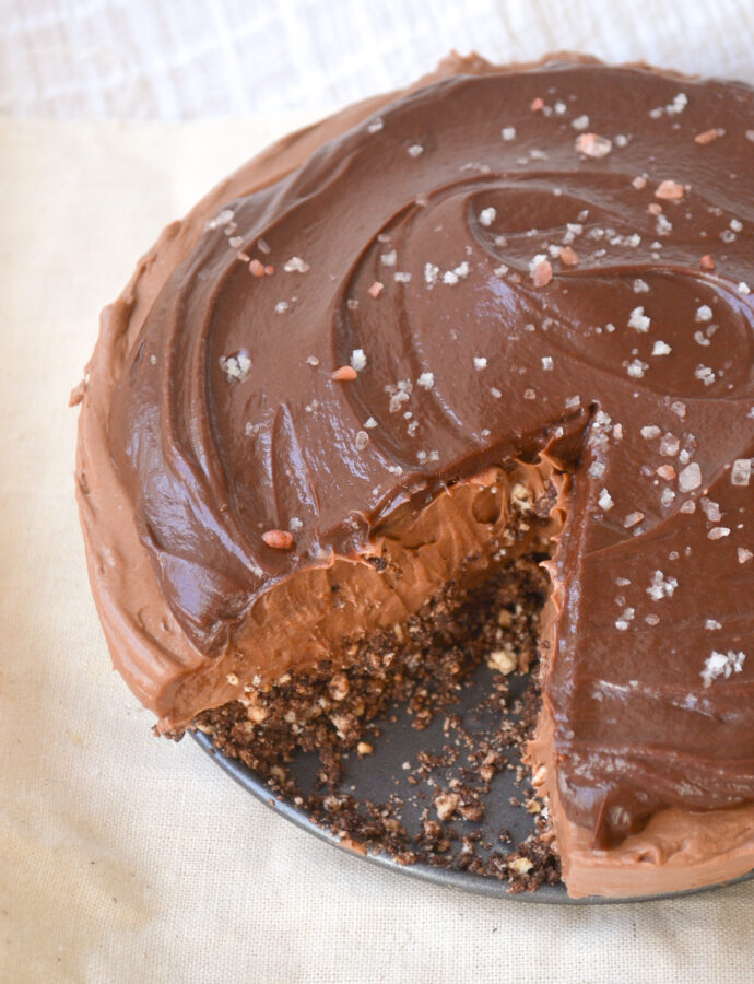 Cheesecake façon fondant au chocolat (sans cuisson)