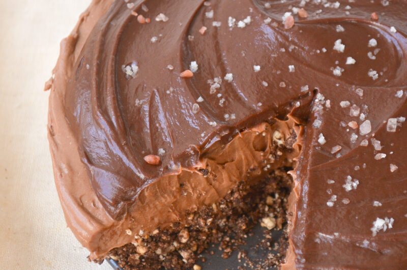 Cheesecake façon fondant au chocolat (sans cuisson)